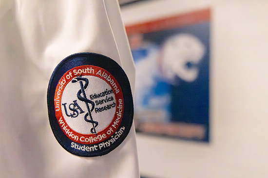 White coat for incoming medical students.