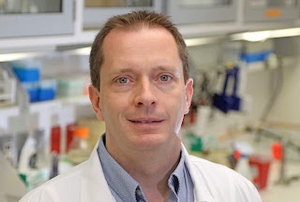 Dr. Glen Borchert photo of dr. glen borchert in his lab