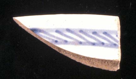 Sample 101 FBL1 Normandy Blue on White, Rim H 1MB32 Sample 101 FBL1 Normandy Blue on White, Rim H 1MB32
